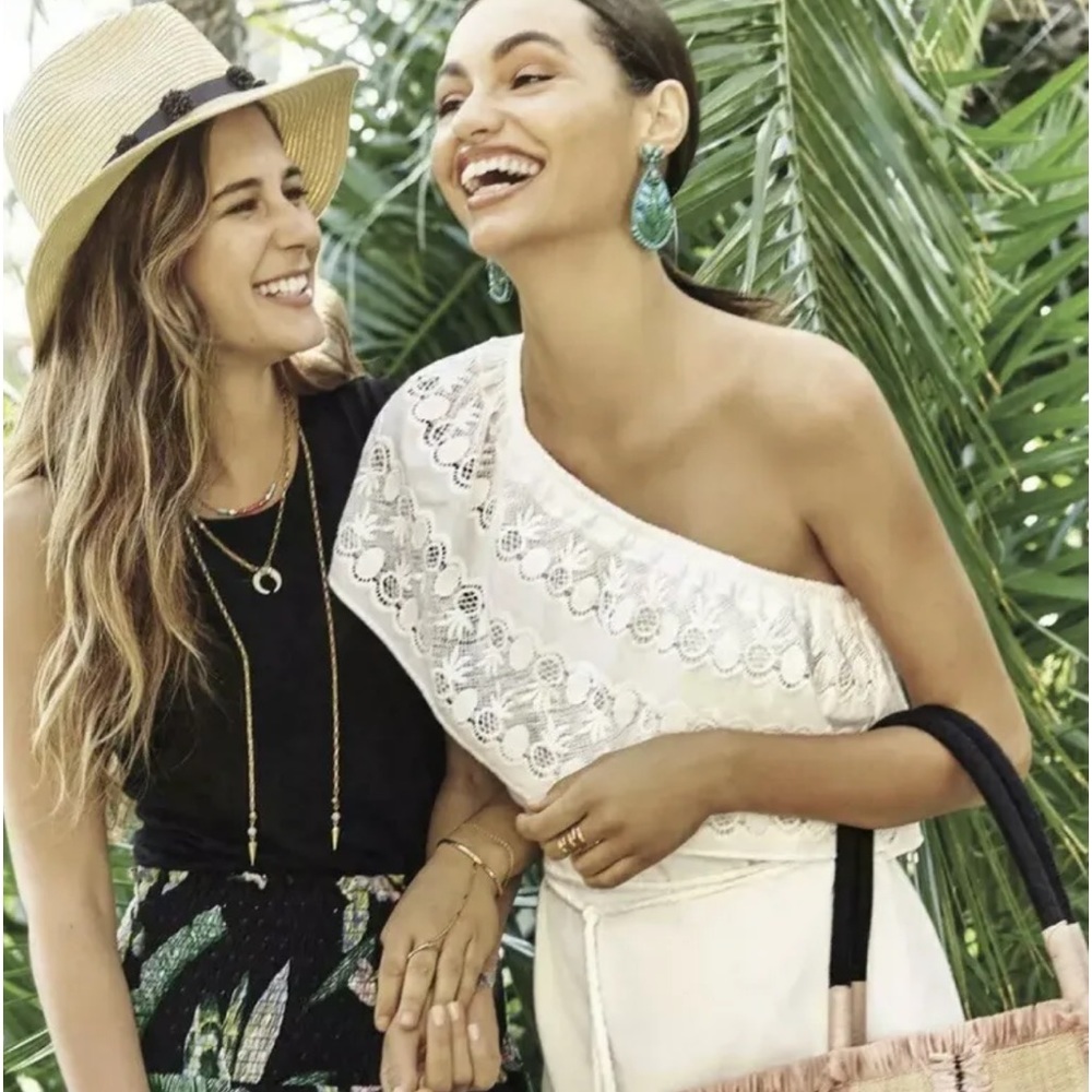Stella & Dot Women DRESS SZ SM~White COTTON LACE ~ NWT